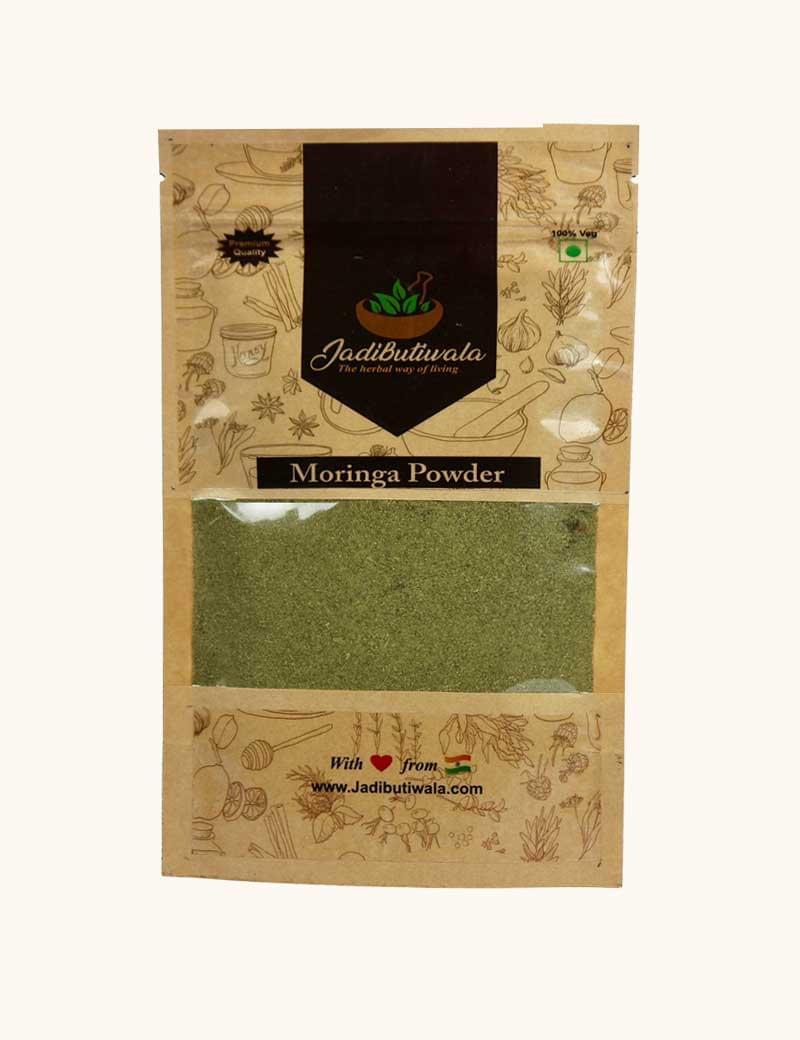 Moringa Powder (मोरिंगा पाउडर) - Jadibutiwala