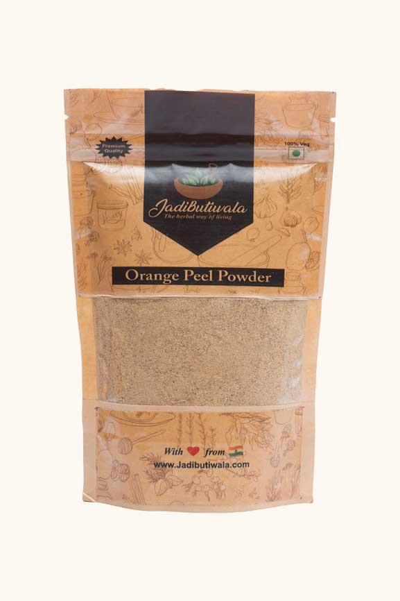 Orange Peel Powder (संतरा छिलके का पाउडर) - Jadibutiwala