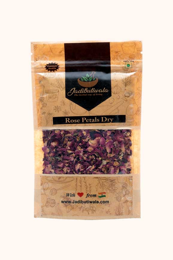 Rose Petals Dried (सुखी गुलाब पत्ती) - Jadibutiwala