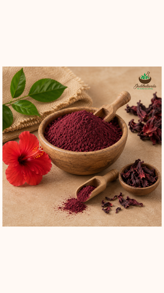 Hibiscus Flower Powder (गुड़हल पाउडर)