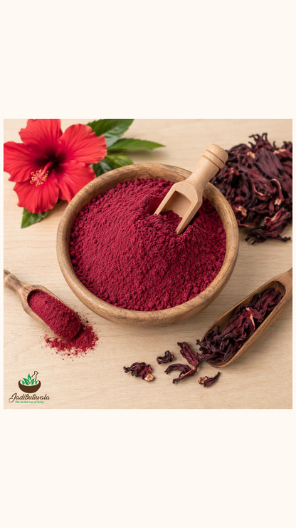 Hibiscus Flower Powder (गुड़हल पाउडर)