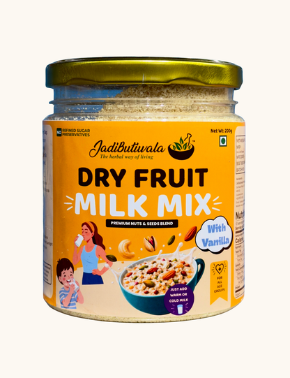 Dry Fruits Milk Mix Powder (ड्राई फ्रूट्स-मिल्क मिक्स)-200Gms