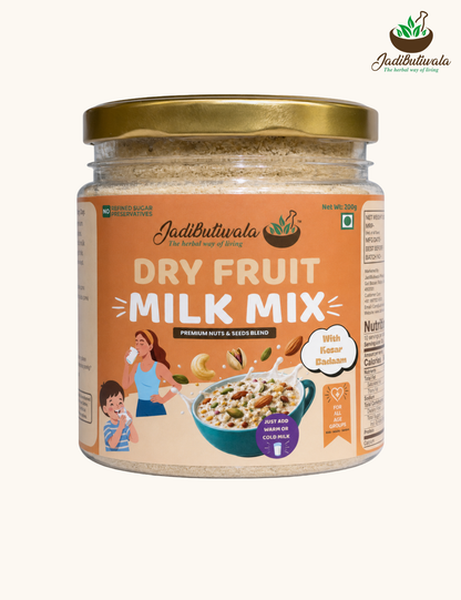 Dry Fruits Milk Mix Powder (ड्राई फ्रूट्स-मिल्क मिक्स)-200Gms