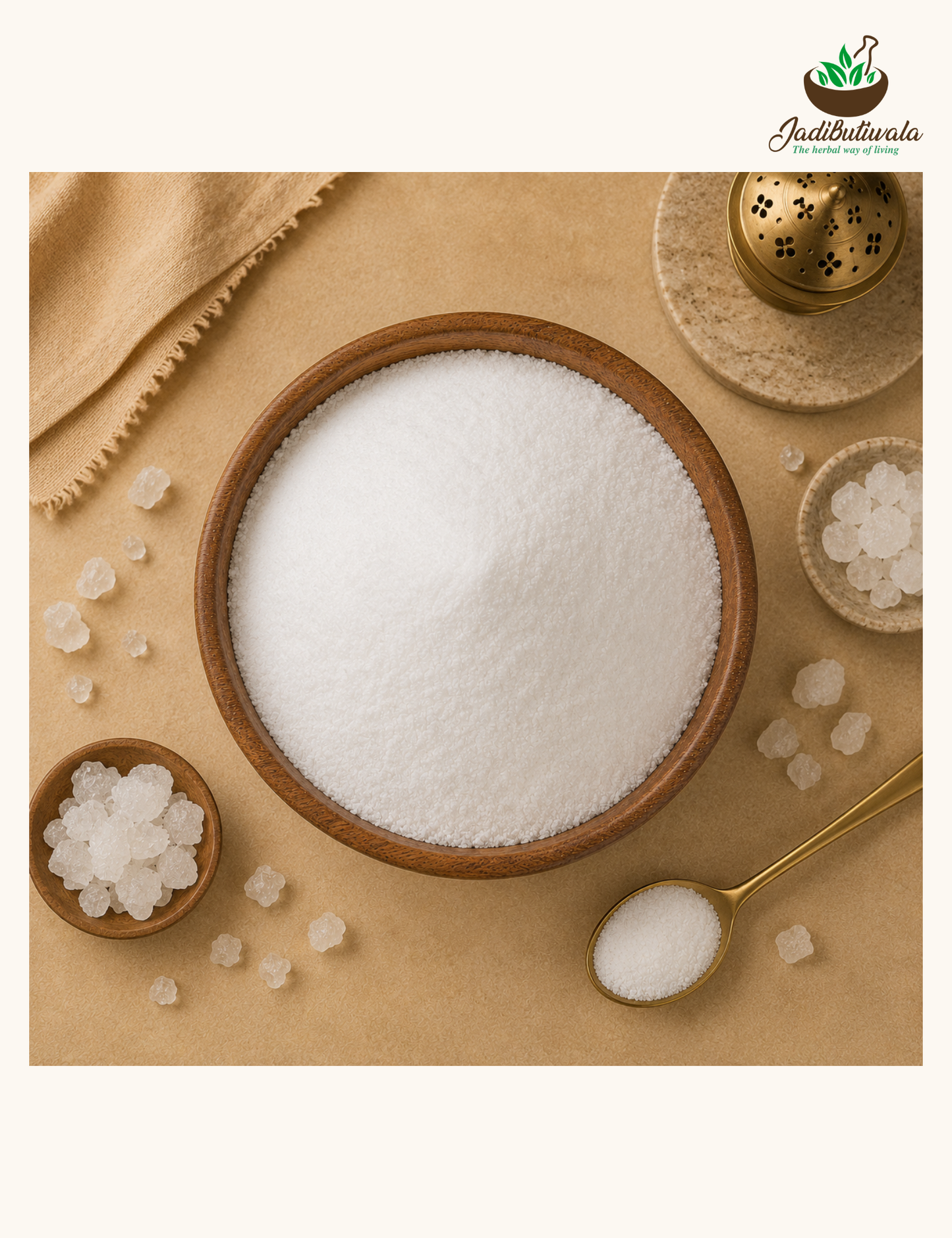 Bhimseni Camphor Powder (भीमसेनी कपूर पाउडर)