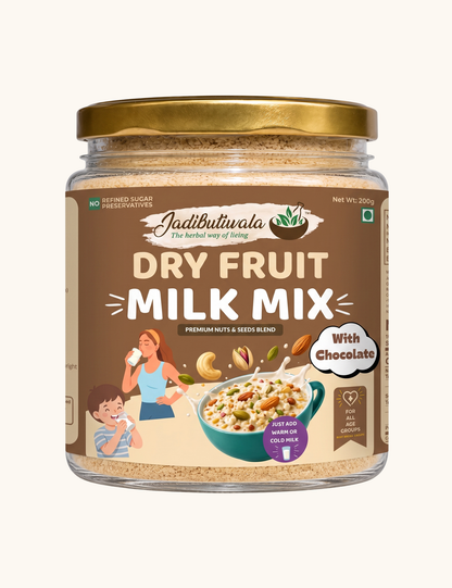 Dry Fruits Milk Mix Powder-Chocolate 200Gms