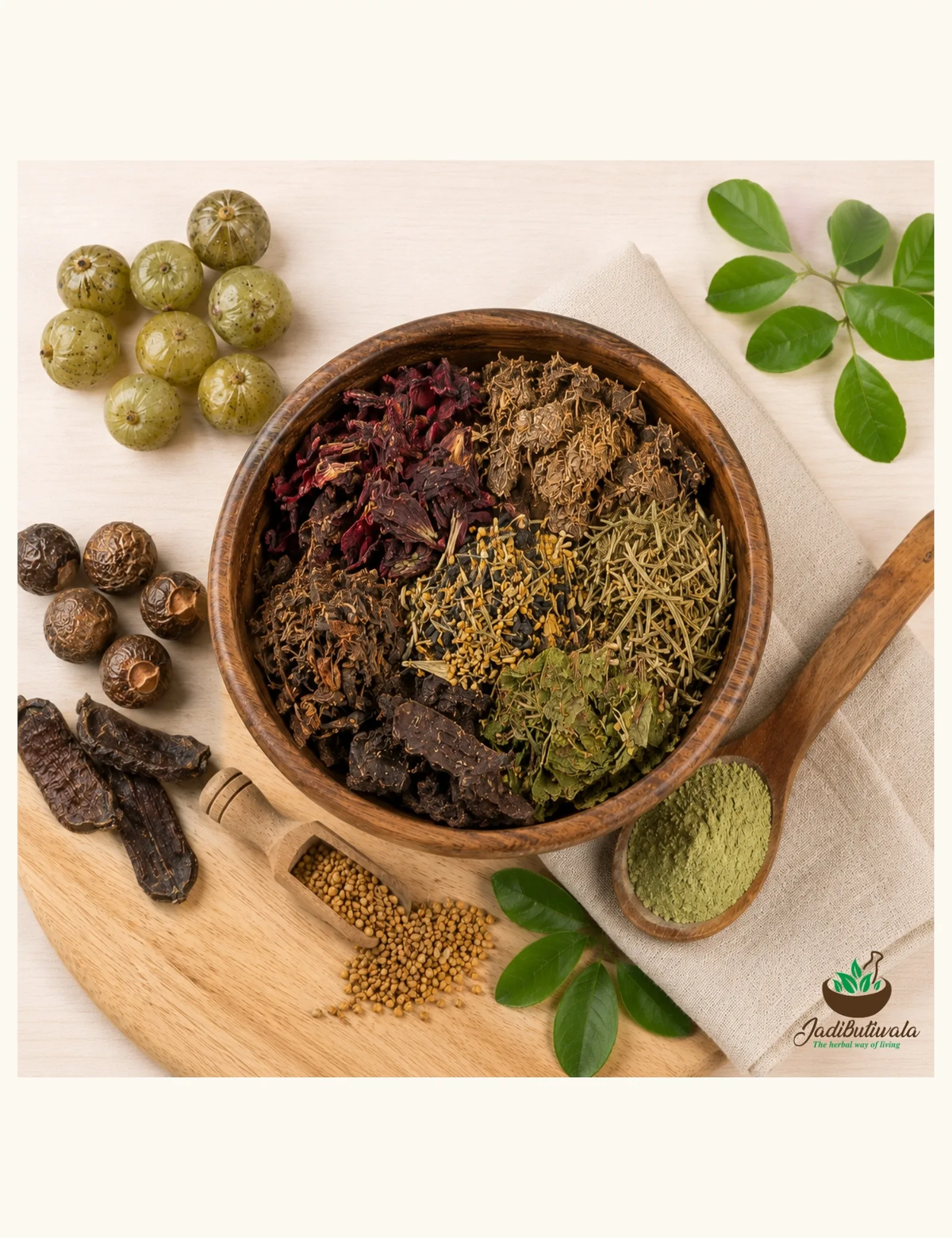 8 in 1 Herbal Hair Care Mix (Raw Herbs)