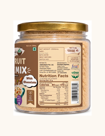 Dry Fruits Milk Mix Powder-Chocolate 200Gms