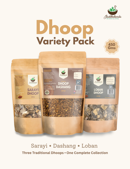 Dhoop Variety Pack (Sarayi+Lobhan+Dashang Dhoop)