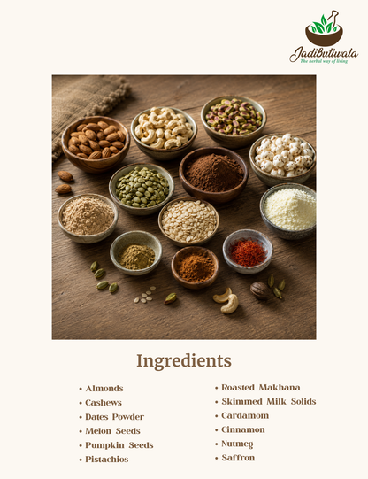 Dry Fruits Milk Mix Powder (ड्राई फ्रूट्स-मिल्क मिक्स)-200Gms