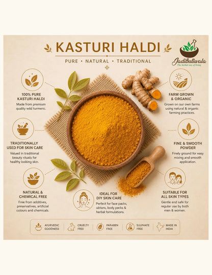 Kasturi Turmeric Powder (कस्तूरी हल्दी पाउडर)