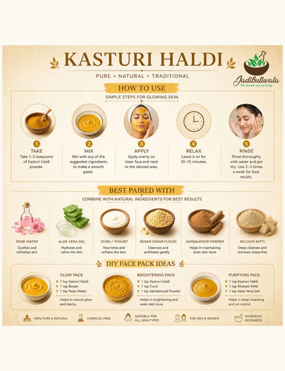 Kasturi Turmeric Powder (कस्तूरी हल्दी पाउडर)