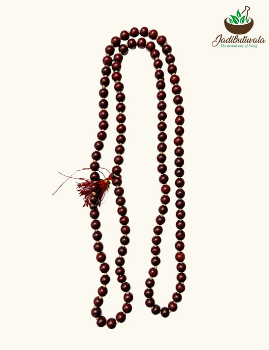 Red Sandalwood Mala-108 Beads (8mm)