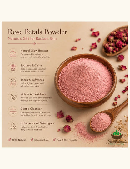 Rose Petal Powder (गुलाब पत्ती पाउडर)