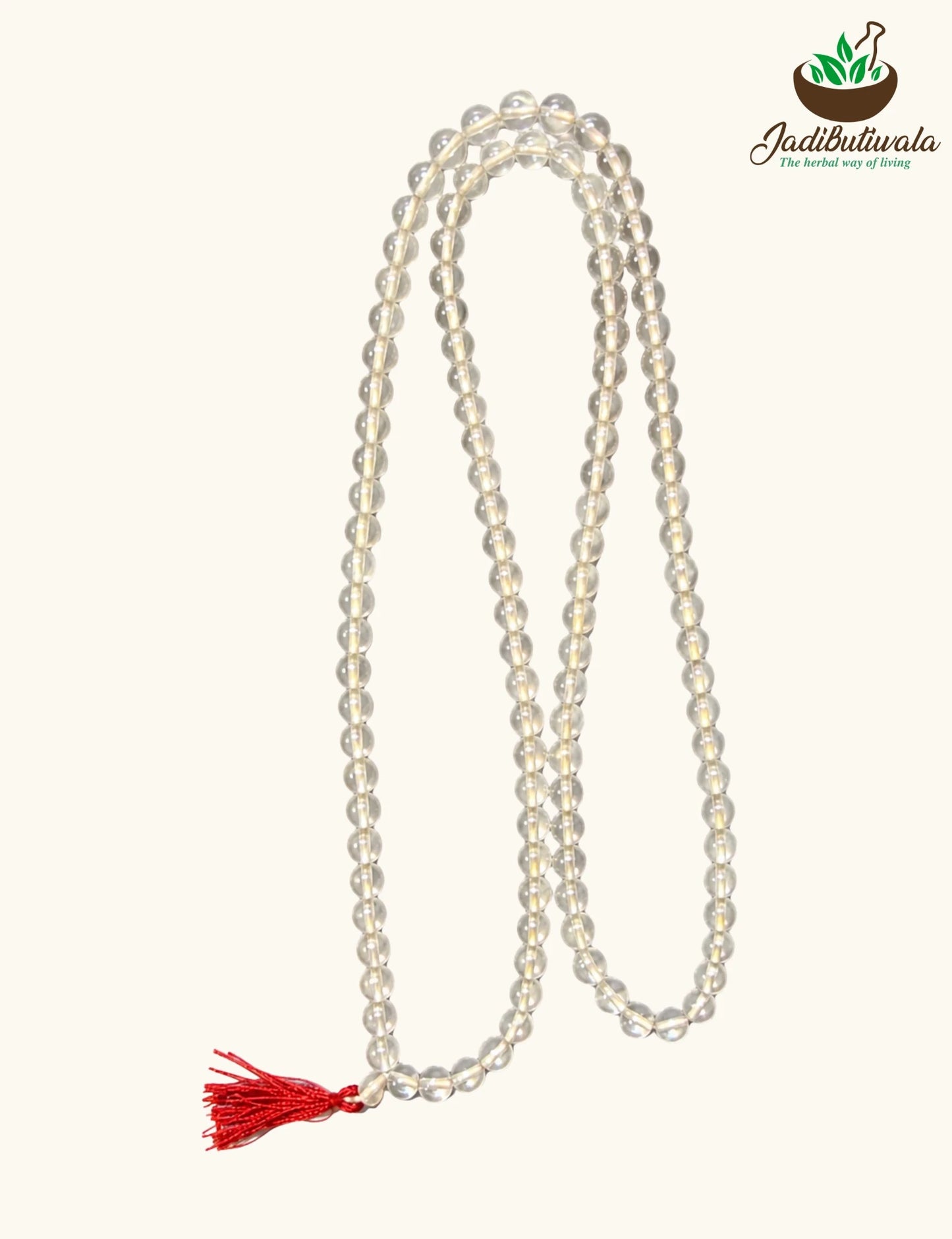Sphatik Mala 108 Beads for Mantra Chanting & Daily Wear