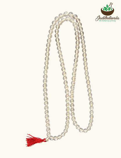 Sphatik Mala 108 Beads for Mantra Chanting & Daily Wear