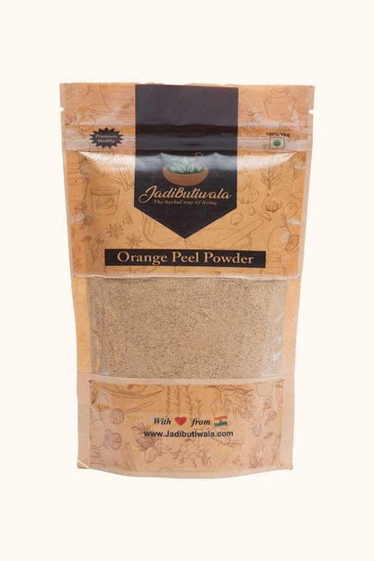 Orange Peel Powder (संतरा छिलके का पाउडर) - Jadibutiwala